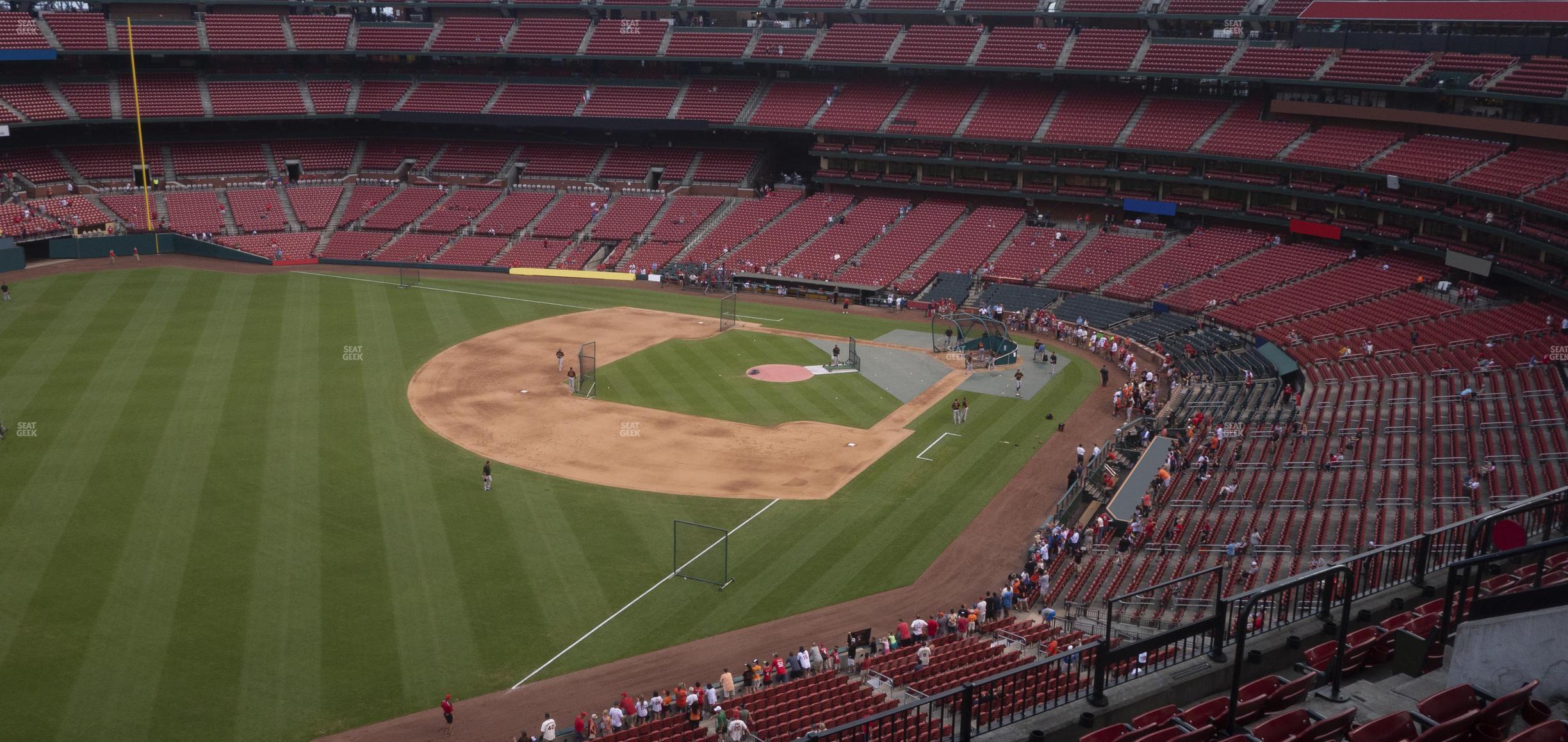 Seating view for Busch Stadium Section Left Field Pavilion 367