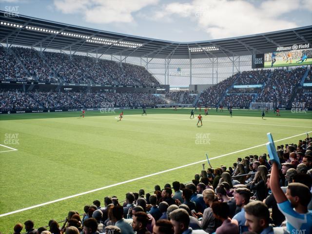 Seating view for Allianz Field Section 36