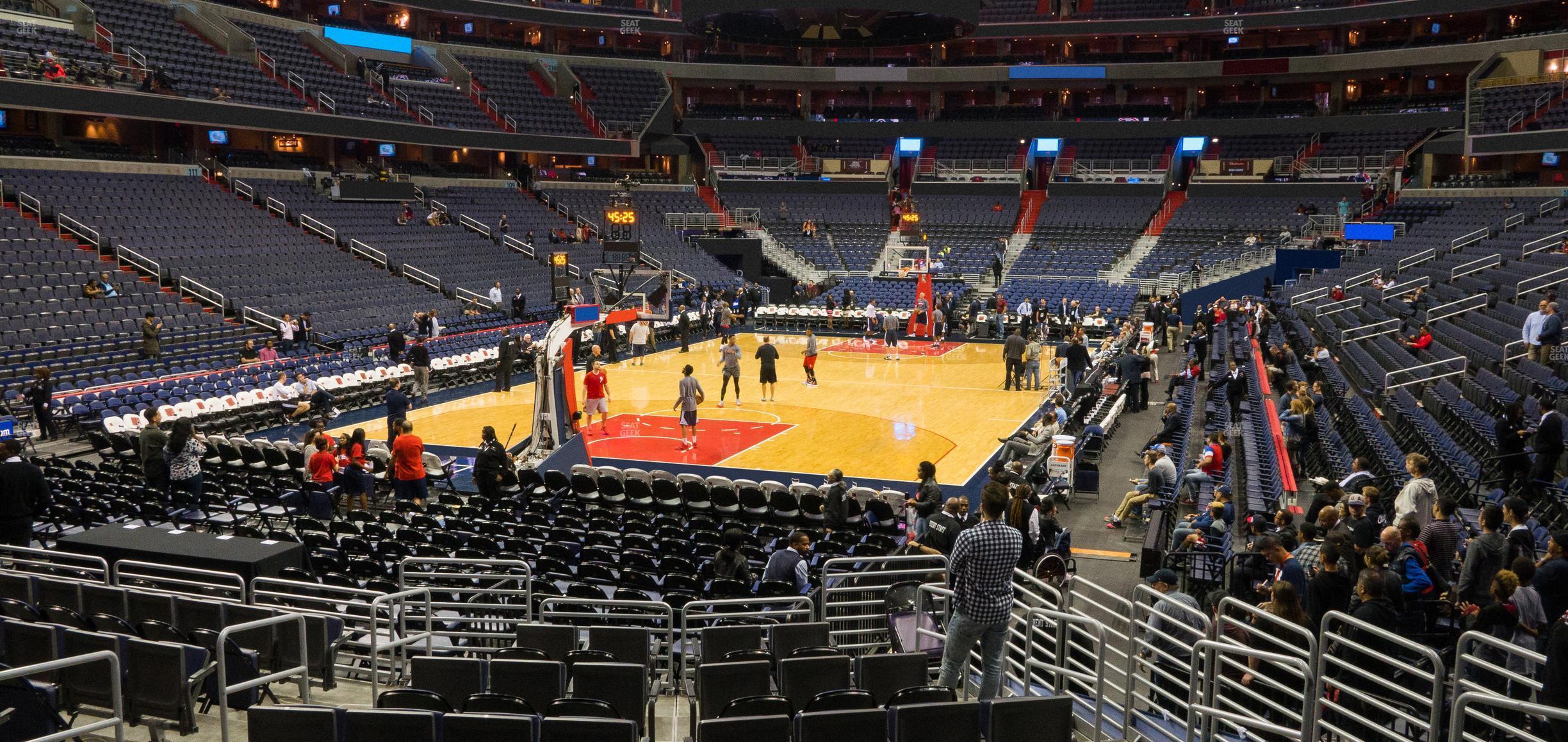 Seating view for Capital One Arena Section 118