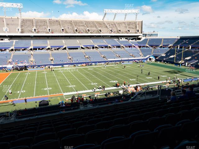 Seating view for Camping World Stadium Section Plaza 36