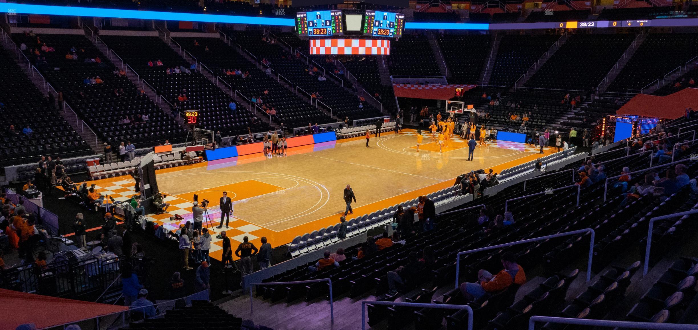 Seating view for Thompson-Boling Arena at Food City Center Section 125