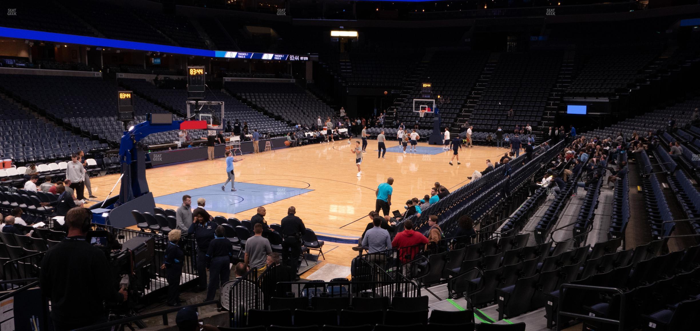 Seating view for FedExForum Section 111