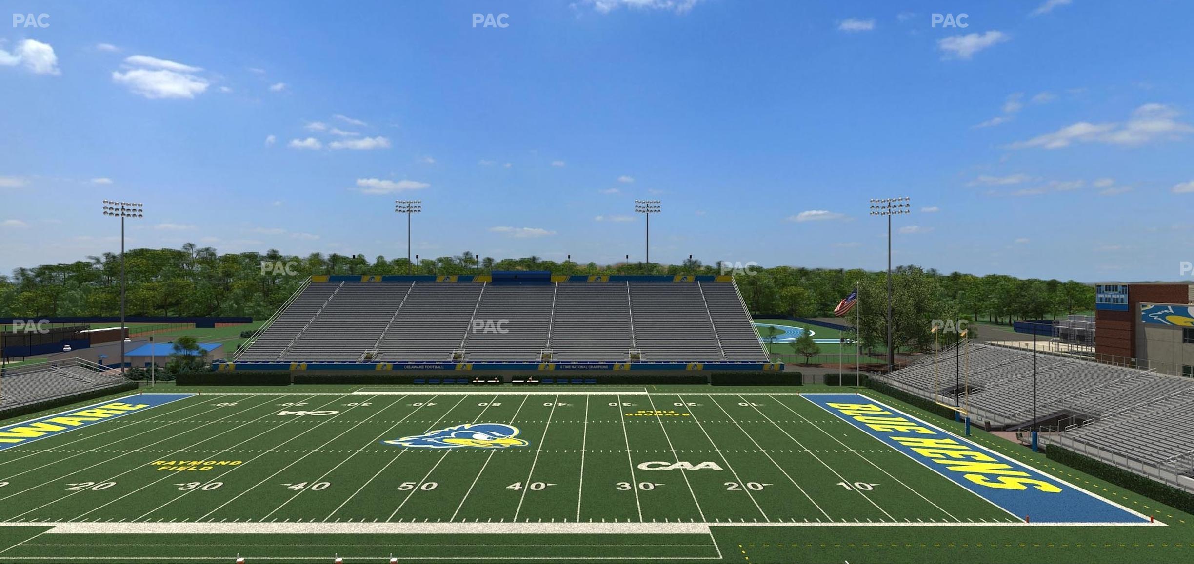 Seating view for Delaware Stadium Section C