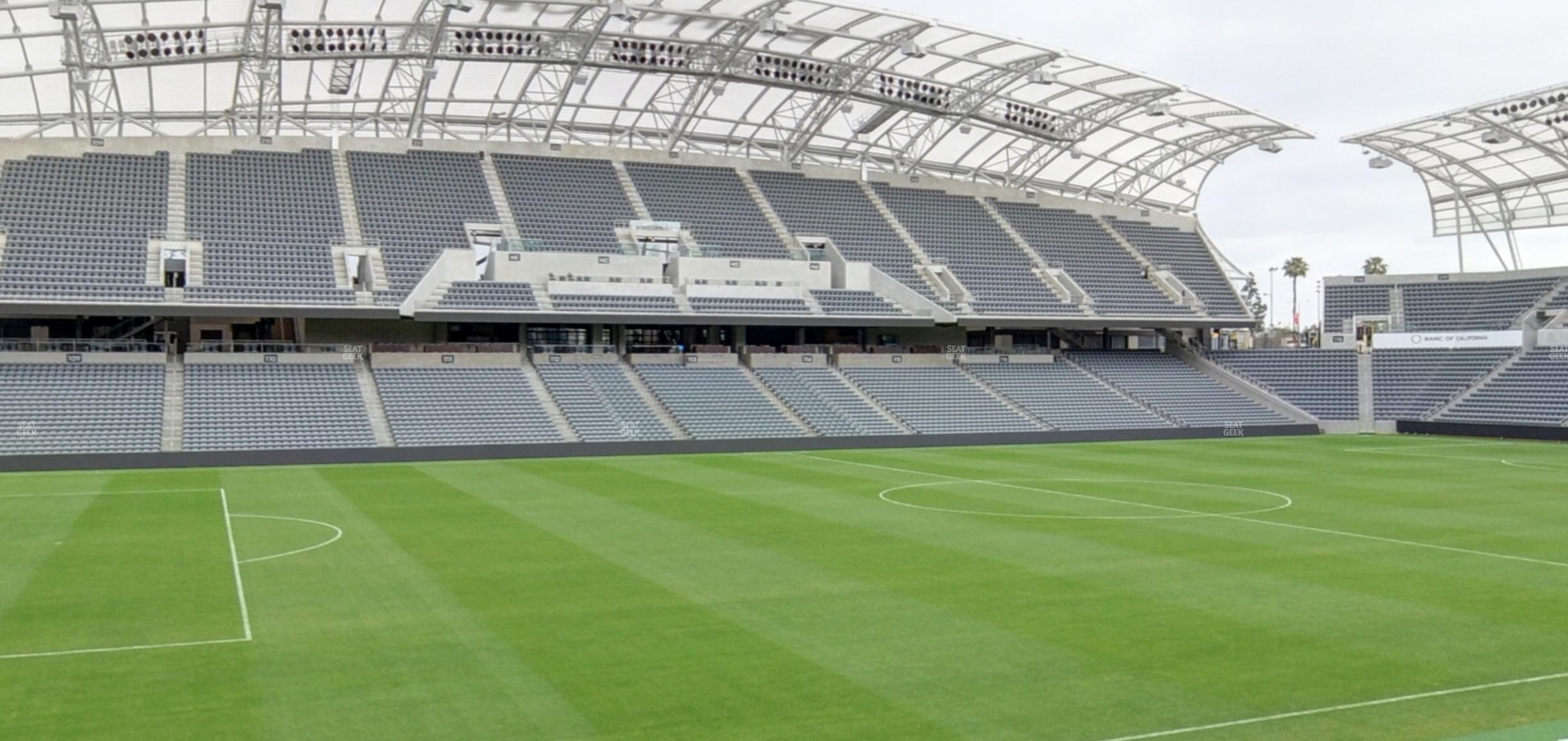 Seating view for BMO Stadium Section 134