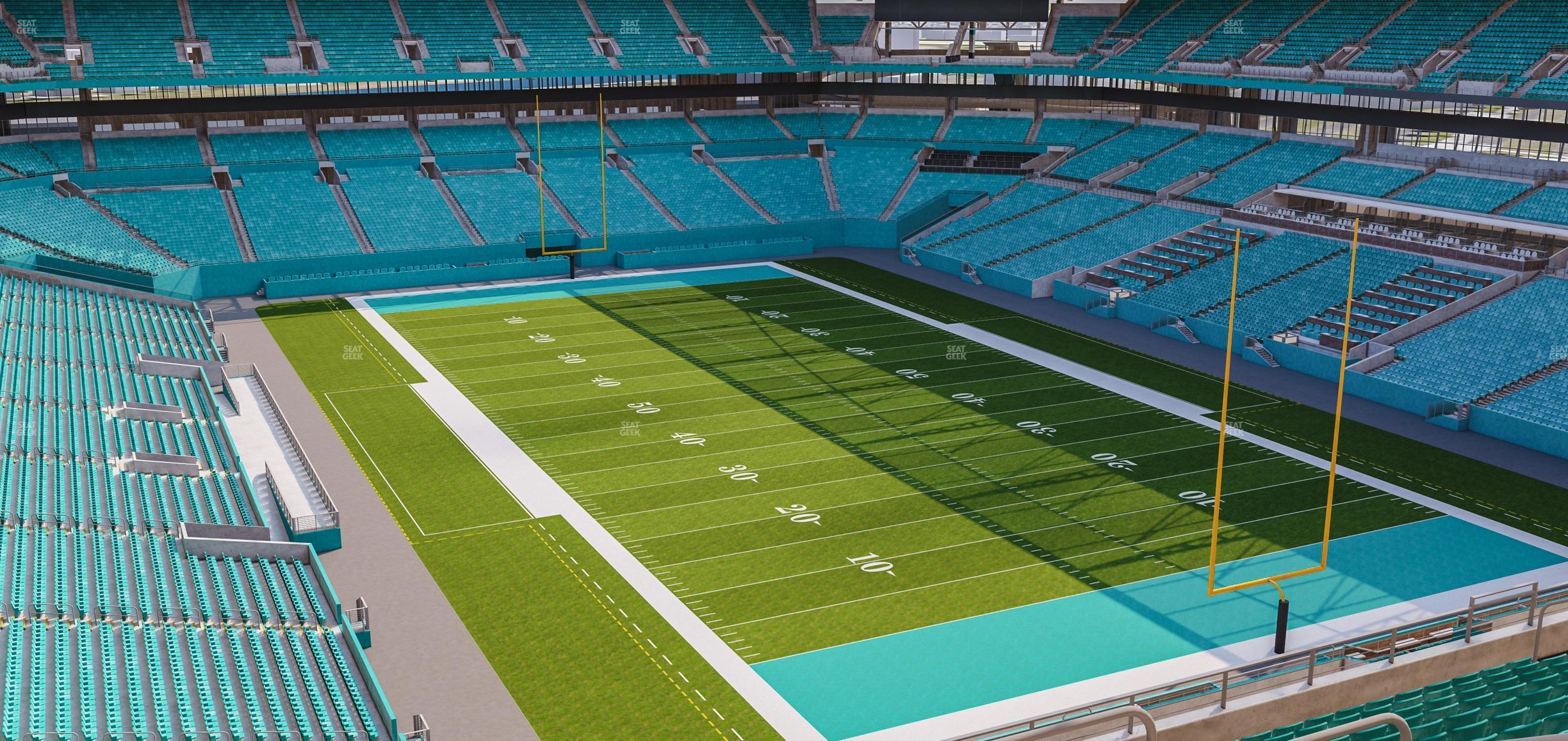 Seating view for Hard Rock Stadium Section 308