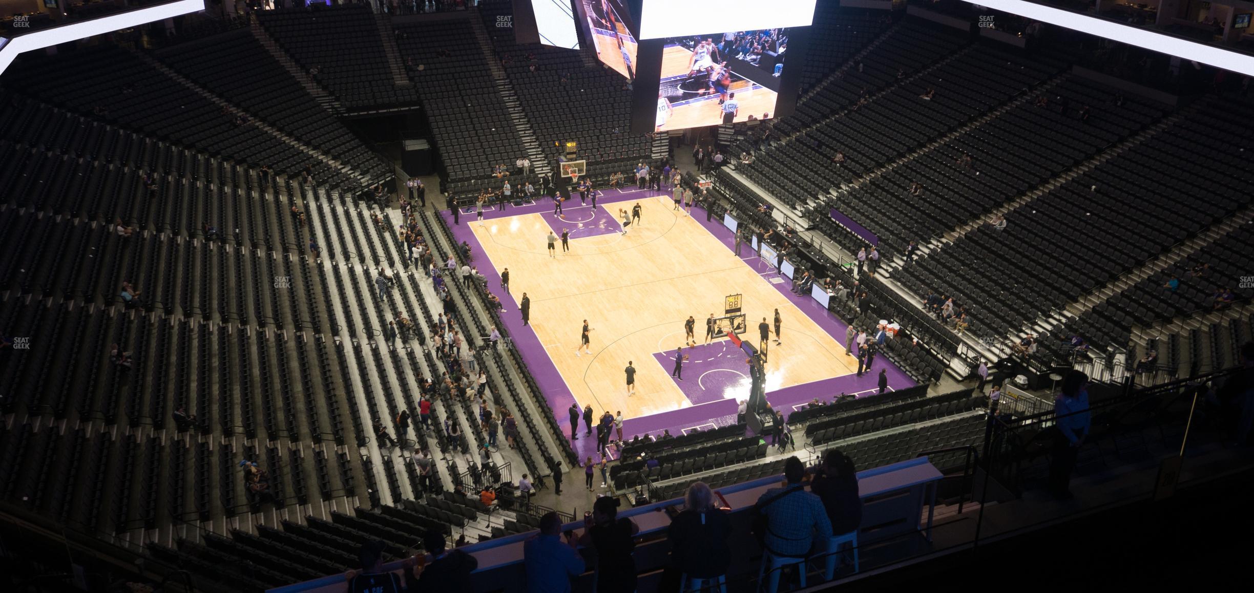 Seating view for Golden 1 Center Section 213