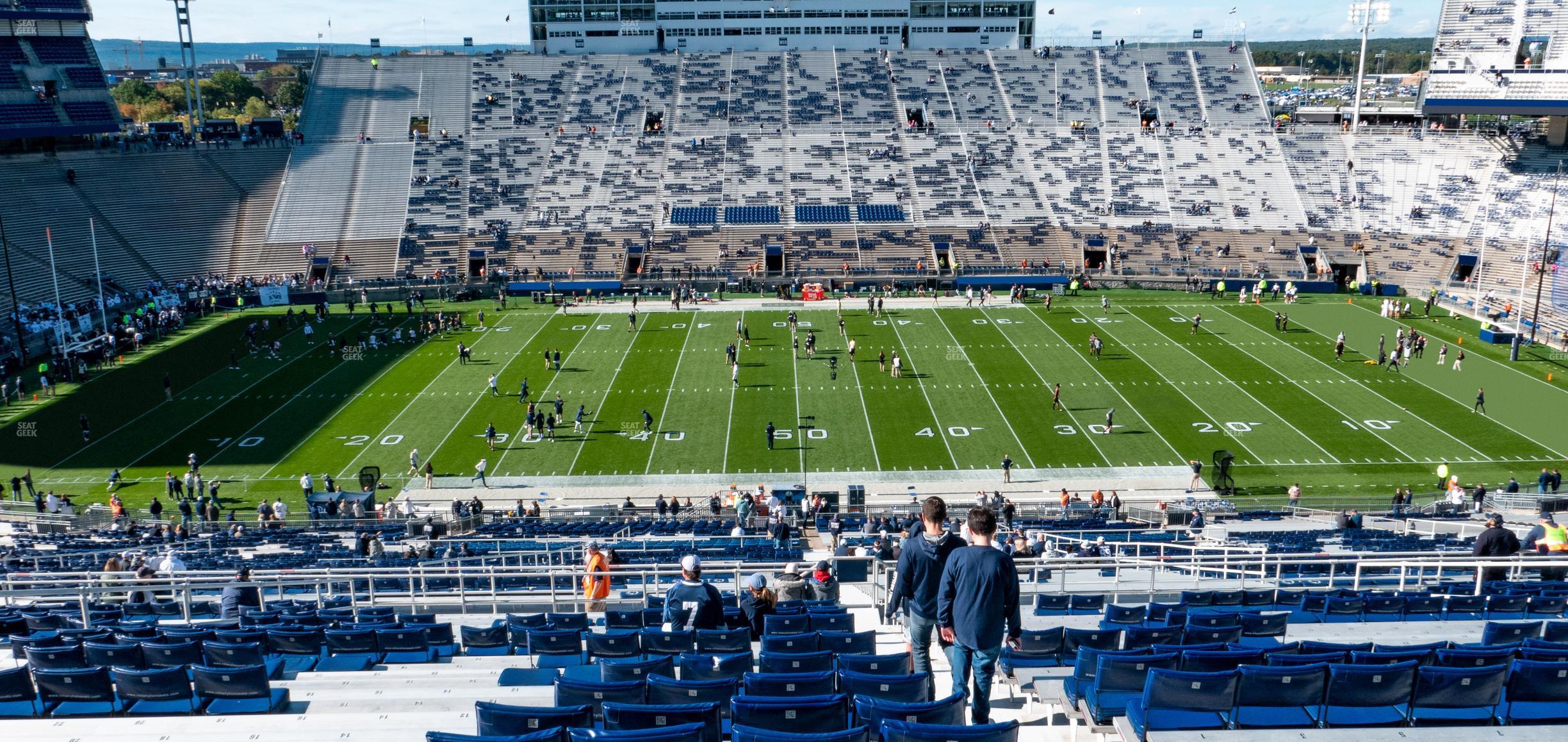 Seating view for Beaver Stadium Section East F Upper