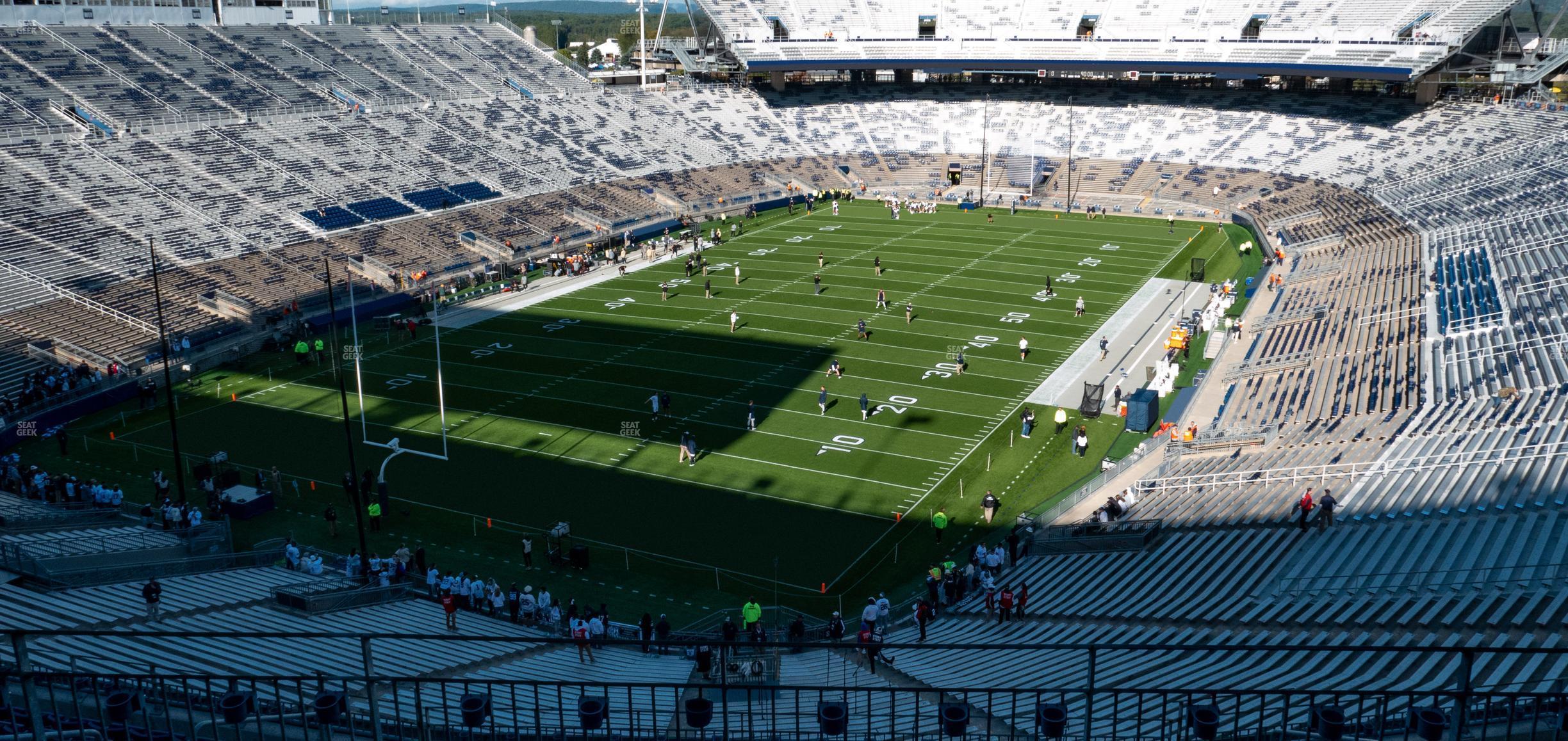 Seating view for Beaver Stadium Section South B Club