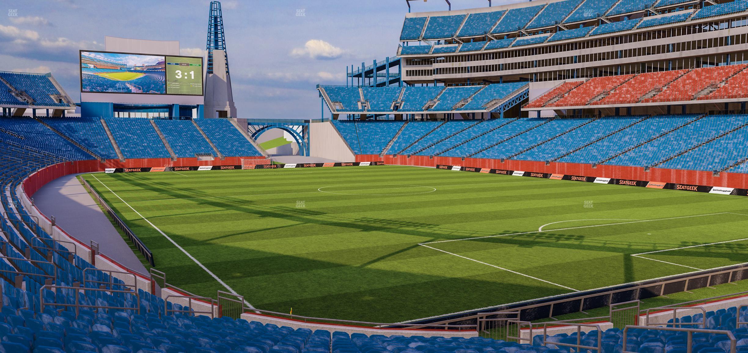 Seating view for Gillette Stadium Section 124