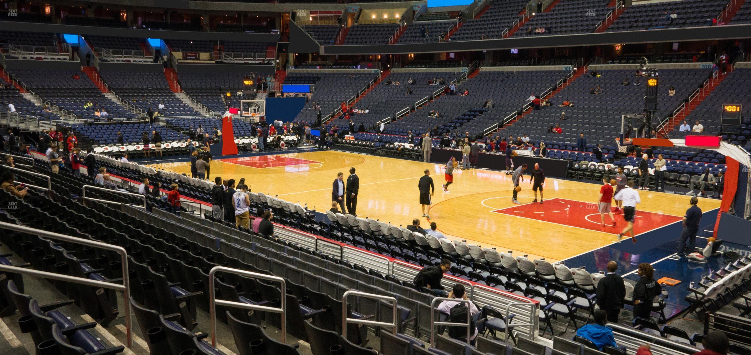 Seating view for Capital One Arena Section 113