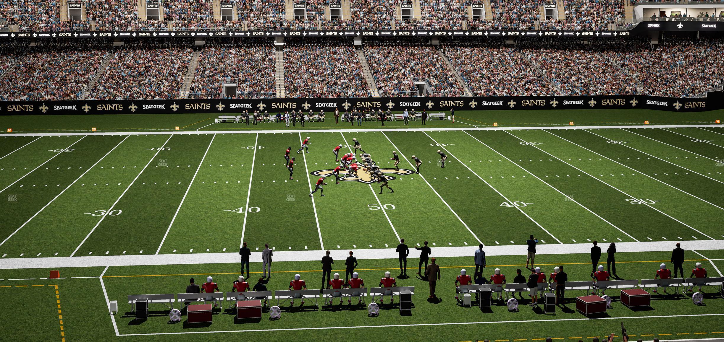 Seating view for Caesars Superdome Section 223