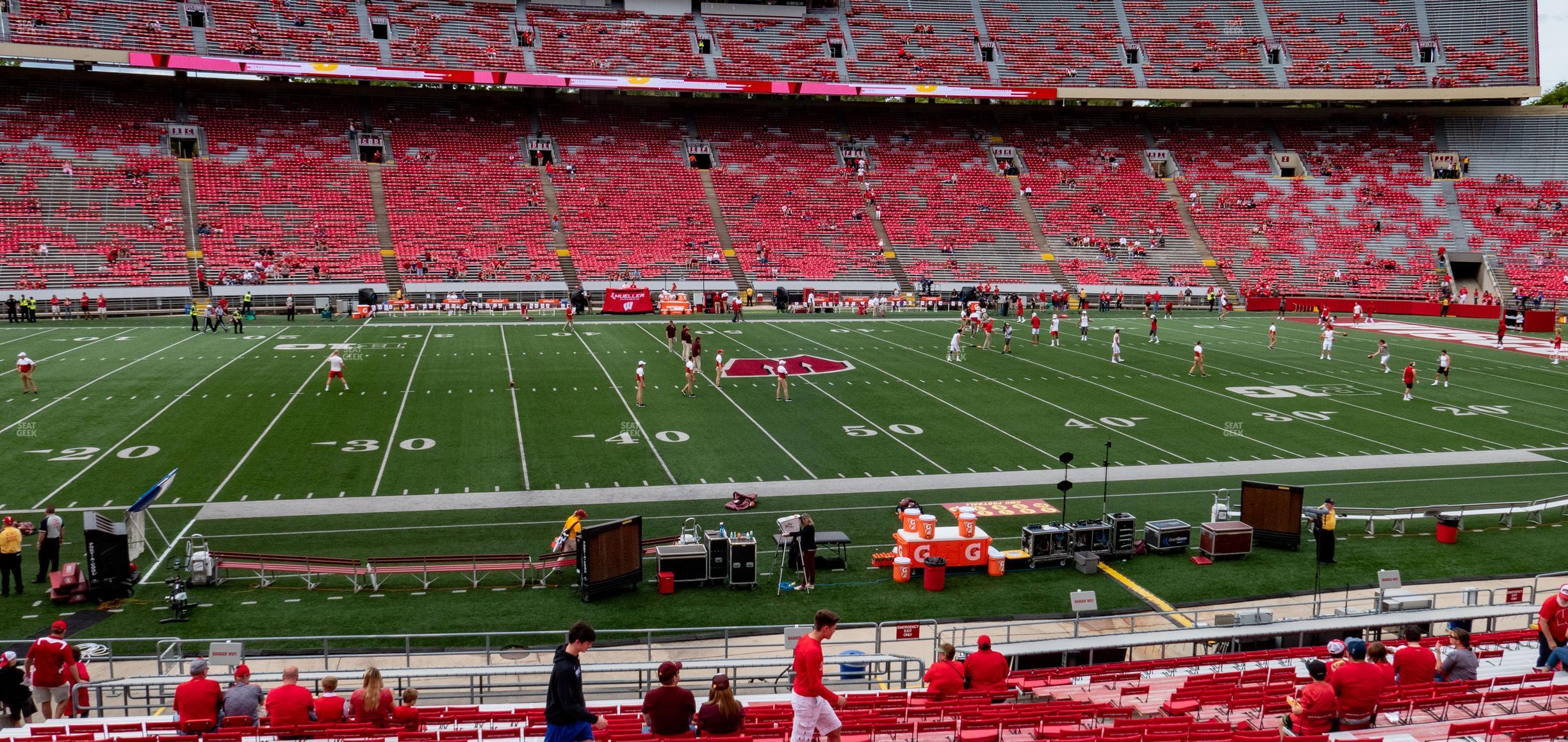 Seating view for Camp Randall Stadium Section U