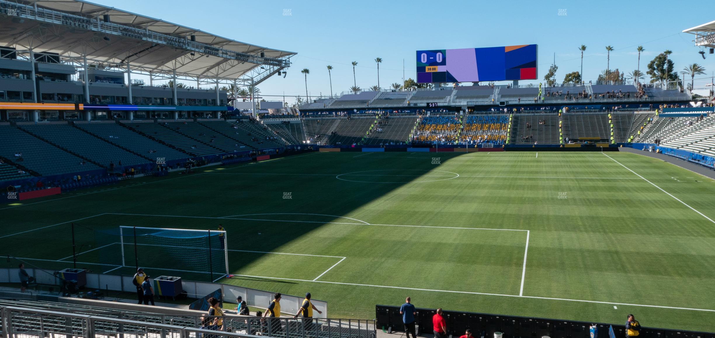 Seating view for Dignity Health Sports Park Section 141