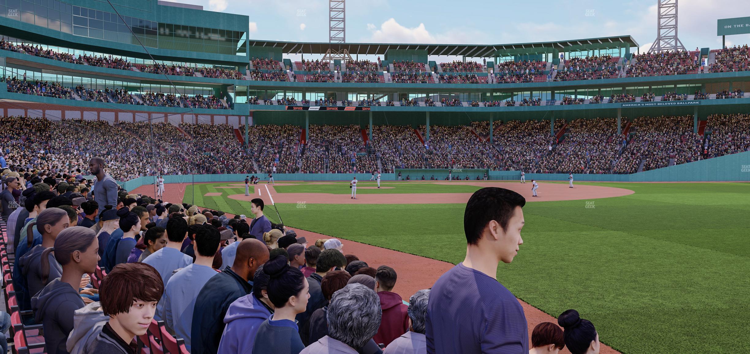 Seating view for Fenway Park Section Right Field Box 5