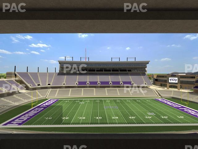 Seating view for Amon G Carter Stadium Section Champions Suite 11