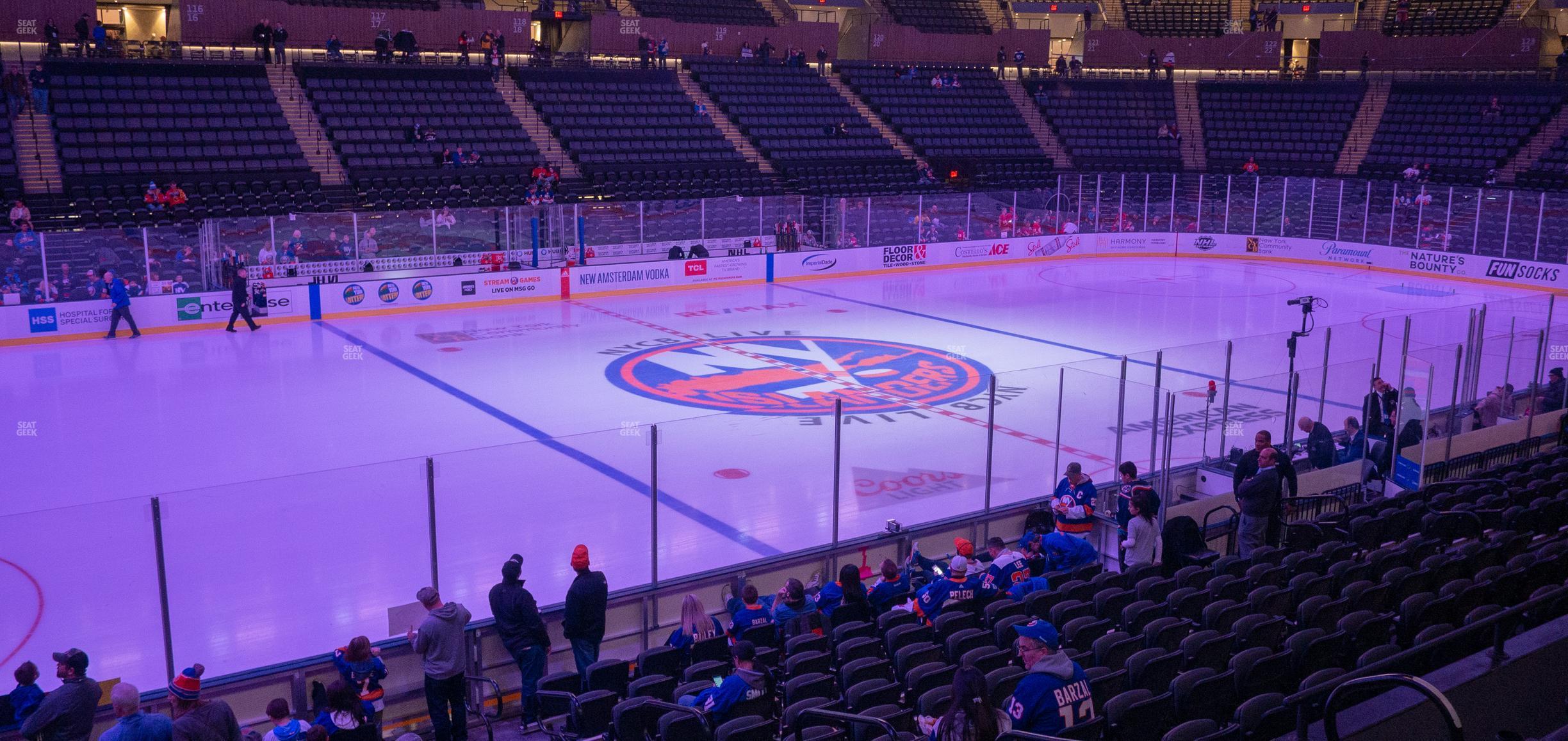 Seating view for Nassau Coliseum Section 105