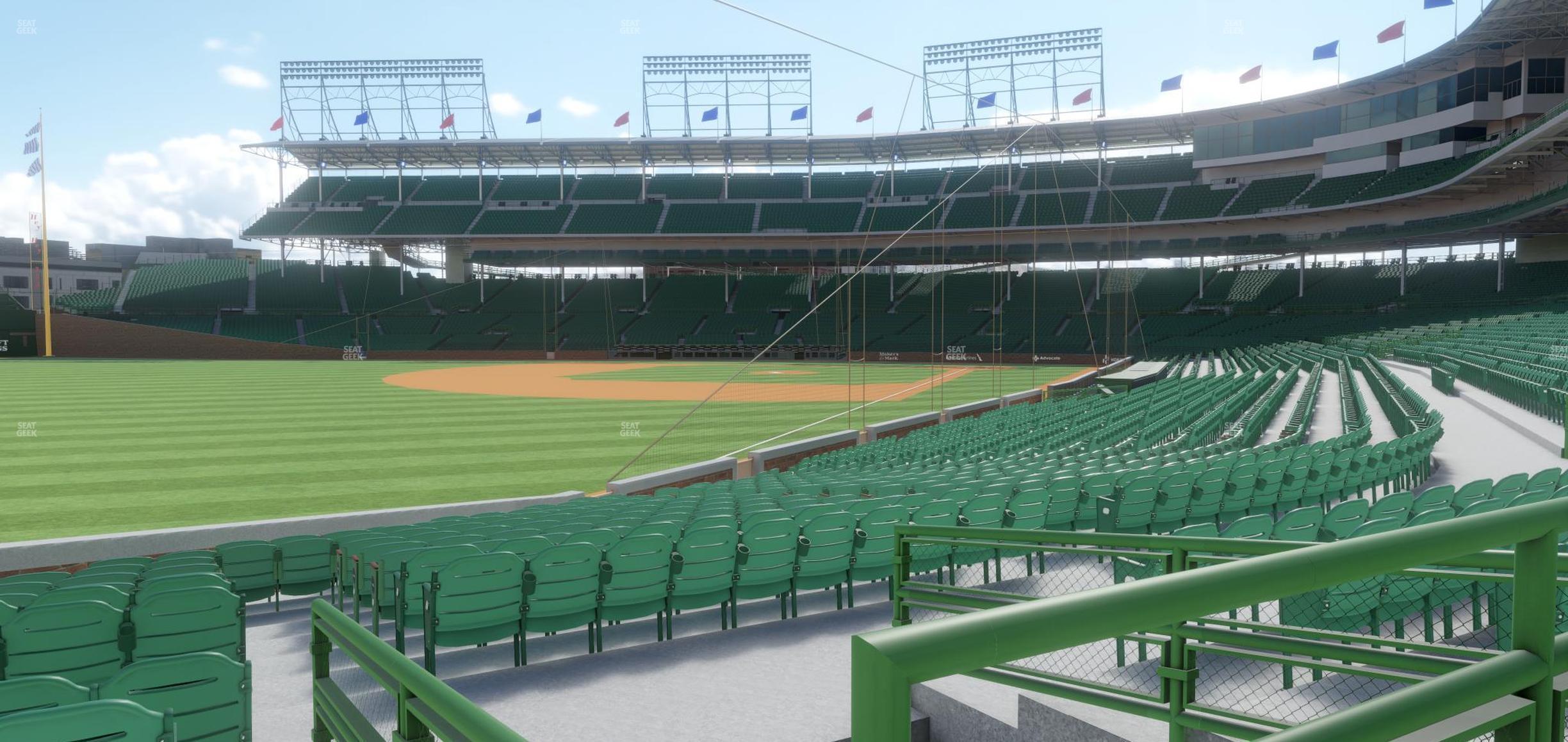 Seating view for Wrigley Field Section 103