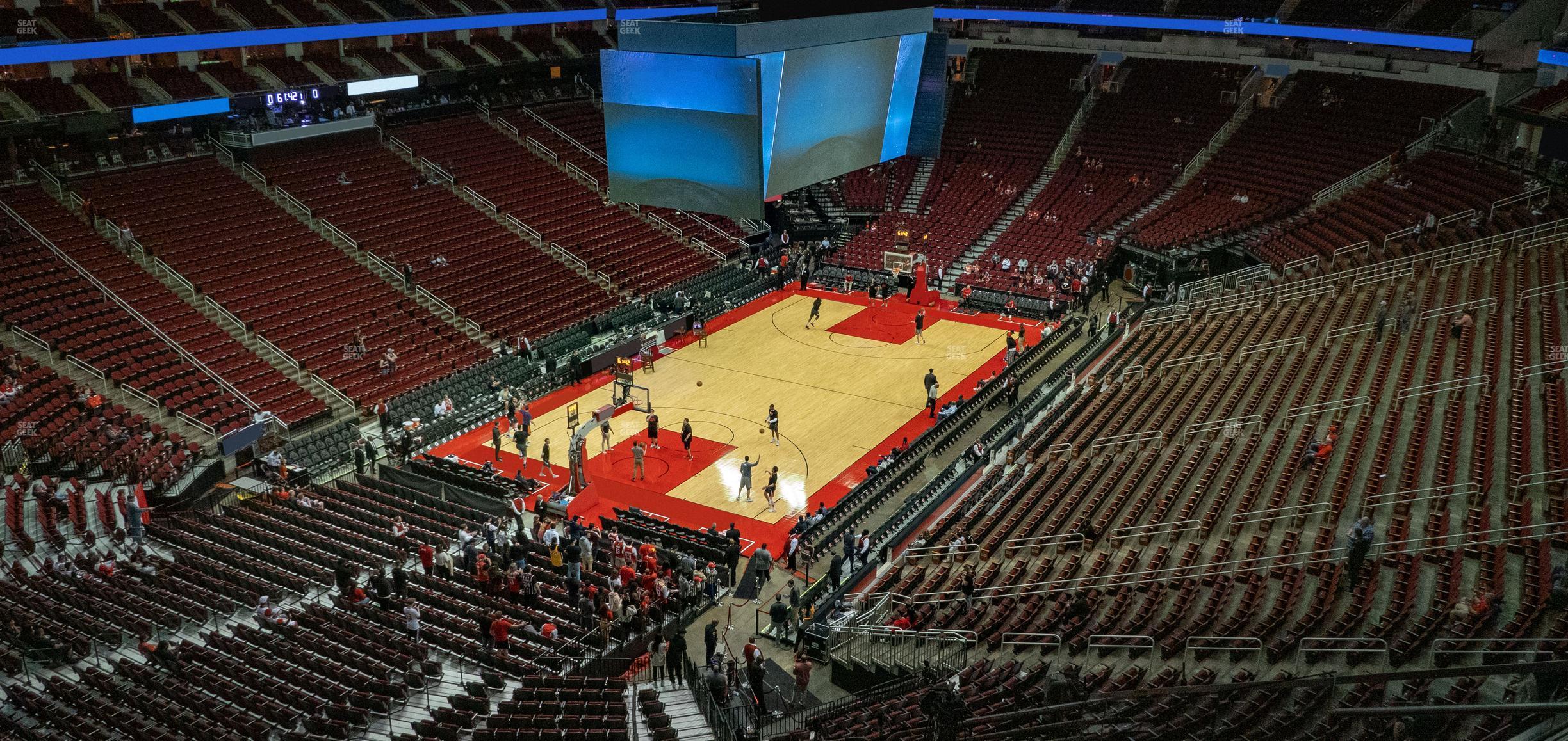 Seating view for Toyota Center Section 415