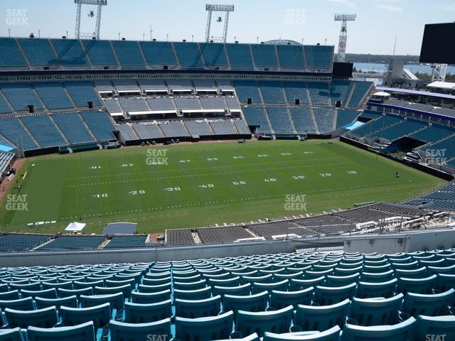 Seating view for EverBank Stadium Section 412