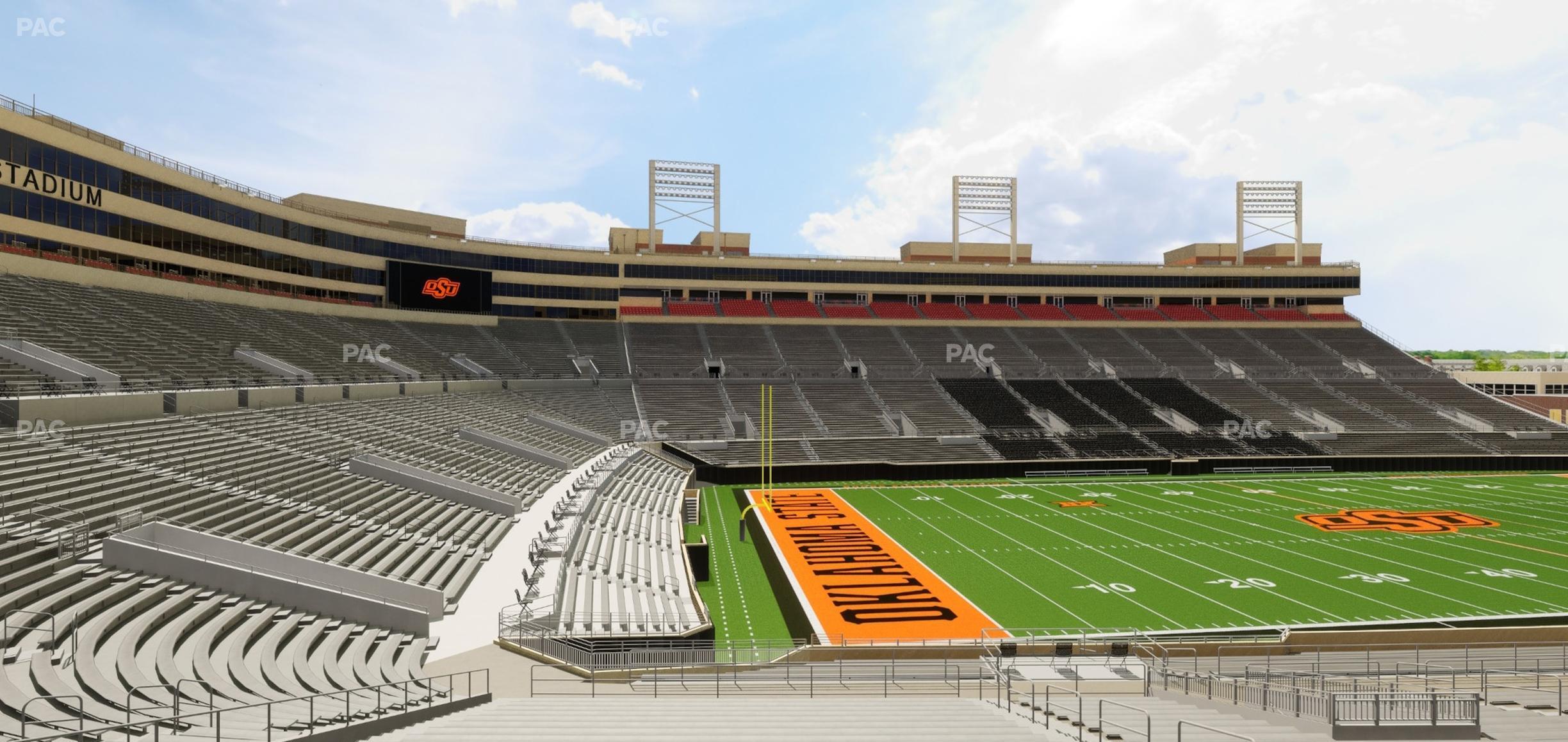 Seating view for Boone Pickens Stadium Section 112