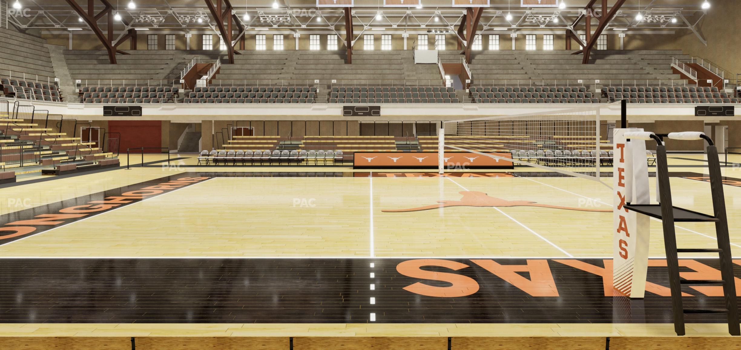 Seating view for Gregory Gym Section Floor 11