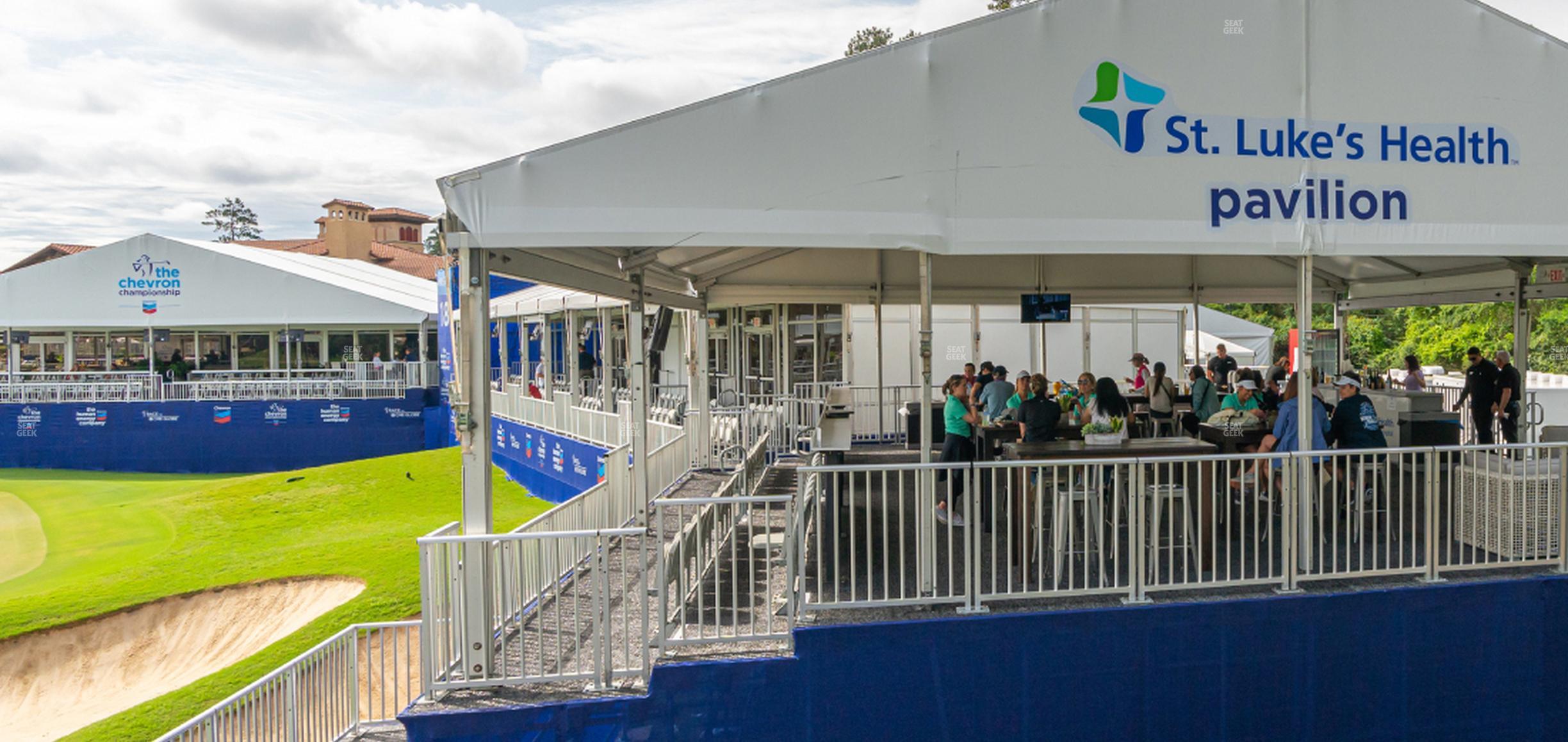 Seating view for The Club at Carlton Woods - Nicklaus Course Section St Lukes Health Pavilion