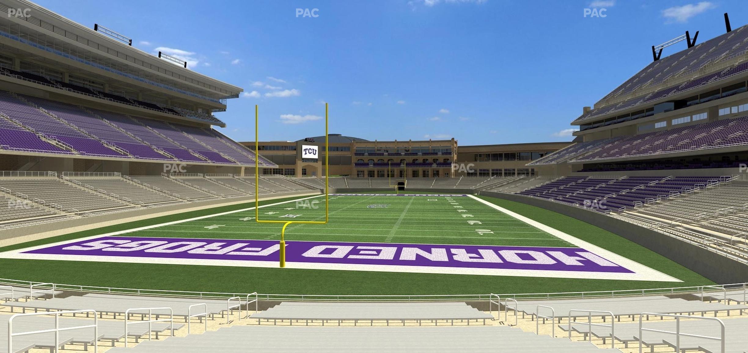 Seating view for Amon G Carter Stadium Section 114