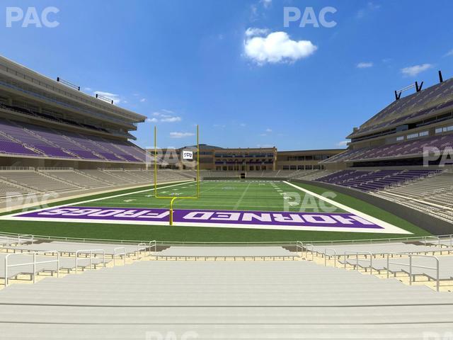 Seating view for Amon G Carter Stadium Section 114