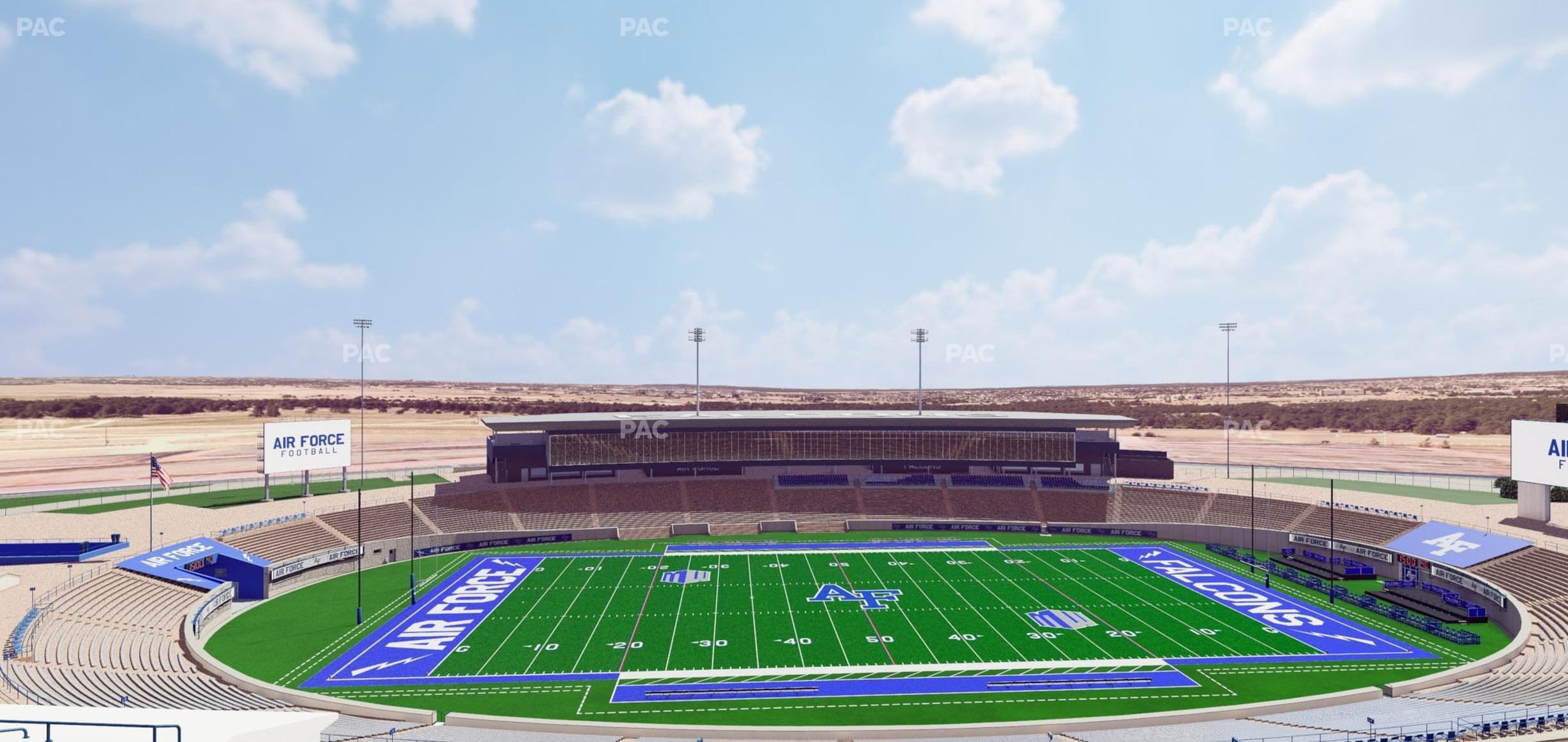 Seating view for Falcon Stadium Section U 8