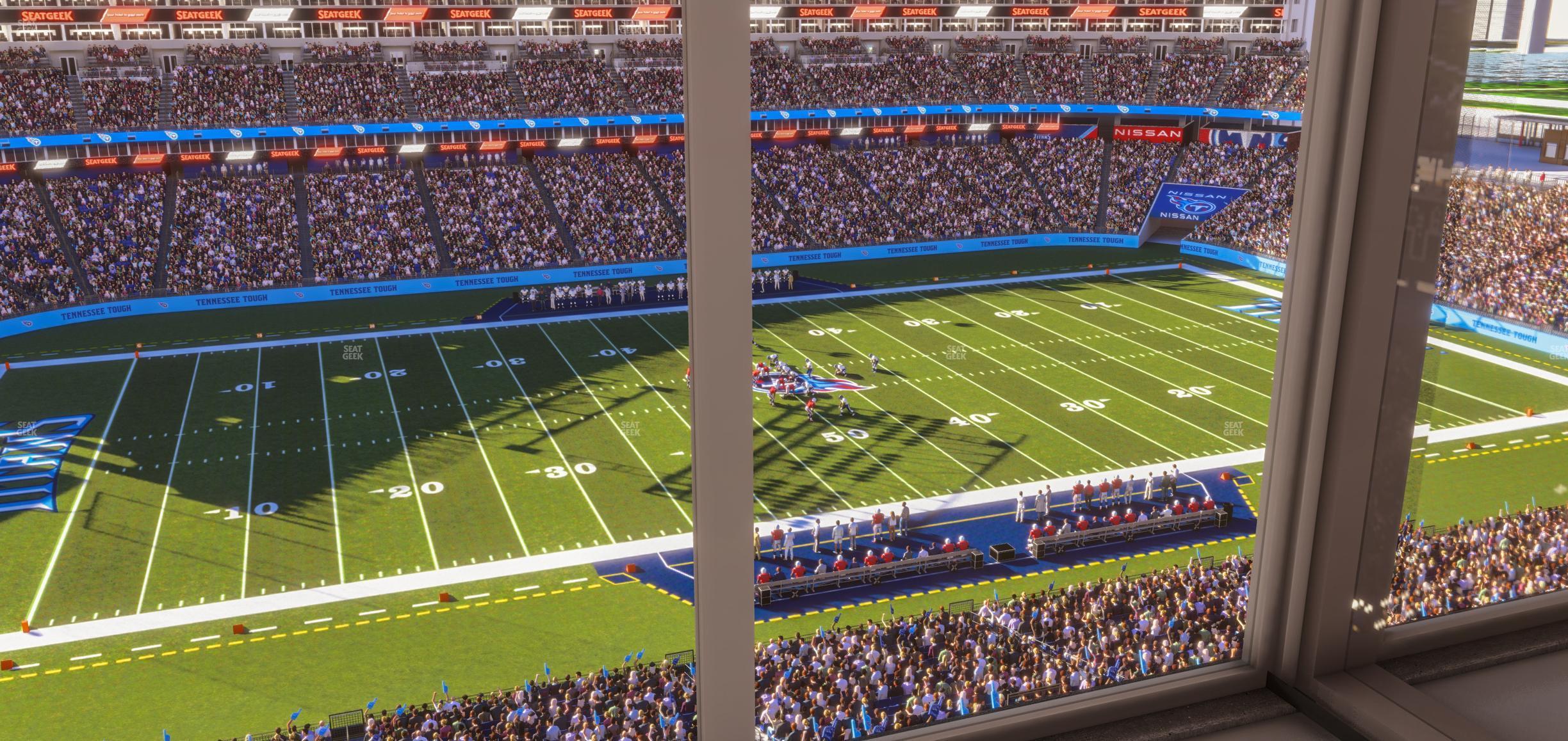 Seating view for Nissan Stadium Section Suite 628 E