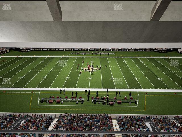 Seating view for Caesars Superdome Section Suite 416