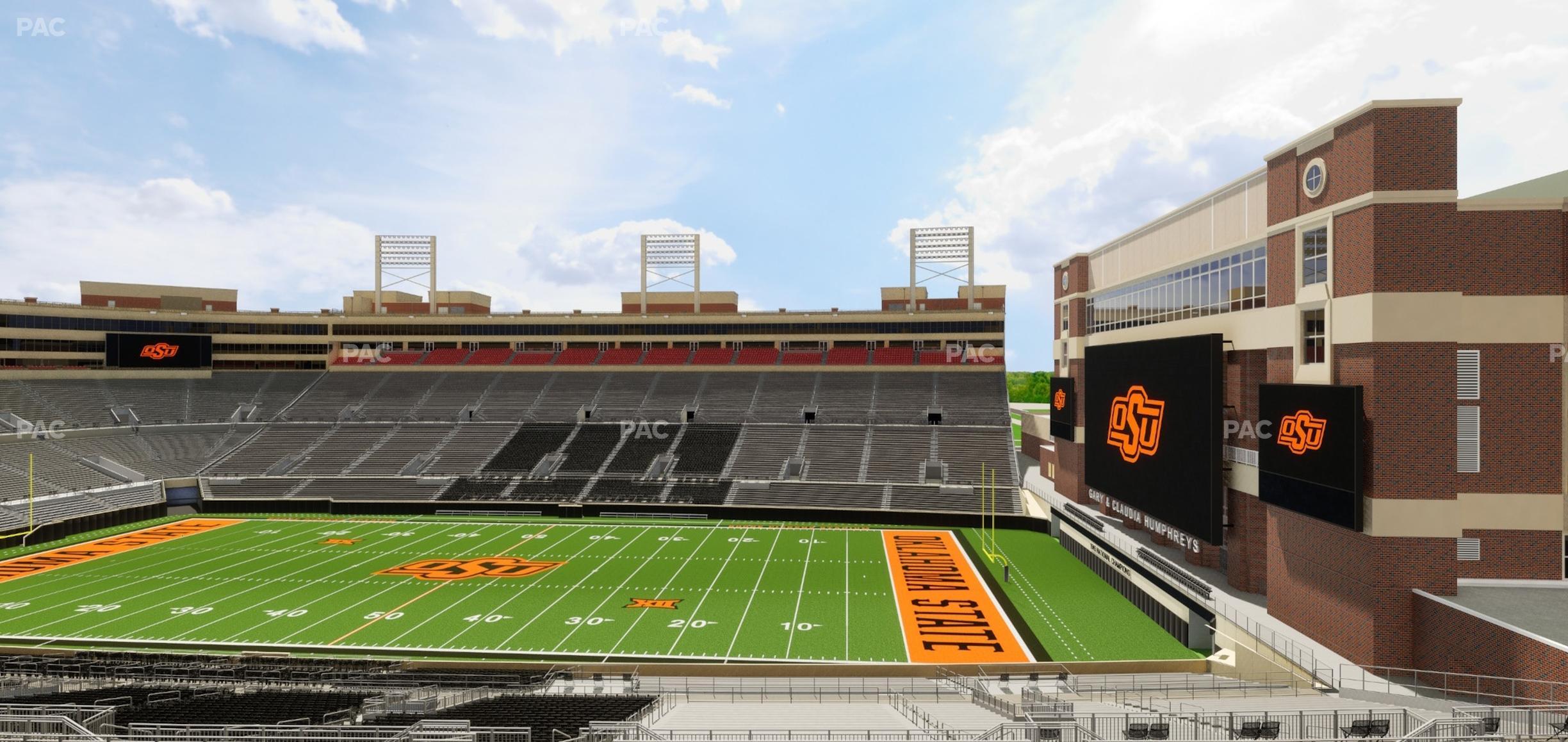 Seating view for Boone Pickens Stadium Section 203