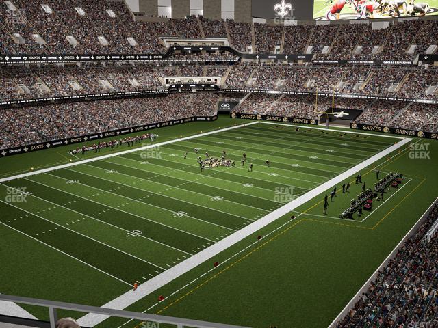 Seating view for Caesars Superdome Section Suite 463