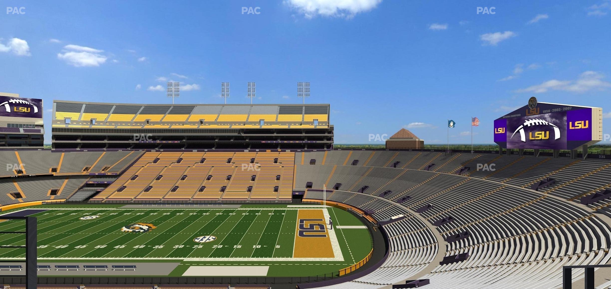 Seating view for Tiger Stadium Section Suite 103