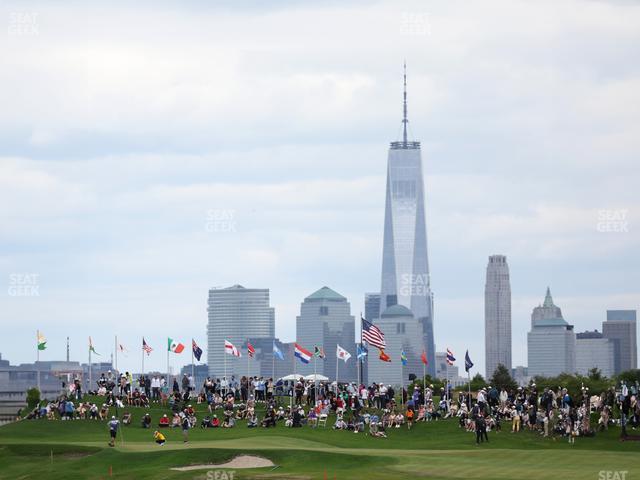 Seating view for Liberty National Golf Club Section Garden State Terrace