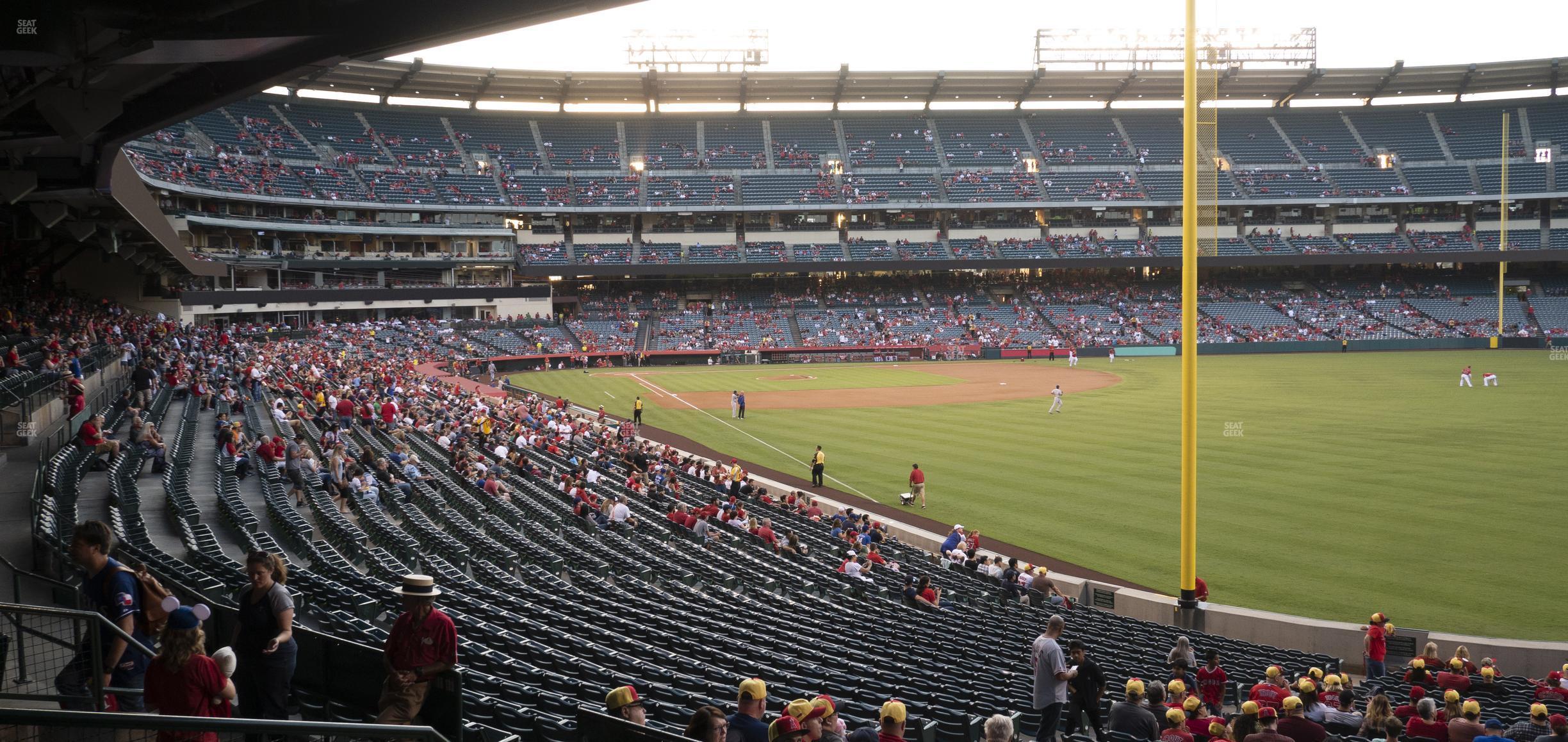 Seating view for Angel Stadium of Anaheim Section 231