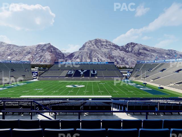 Seating view for LaVell Edwards Stadium Section 104