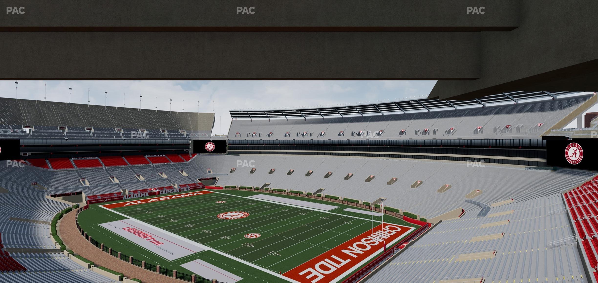 Seating view for Bryant-Denny Stadium Section Champions Club 1