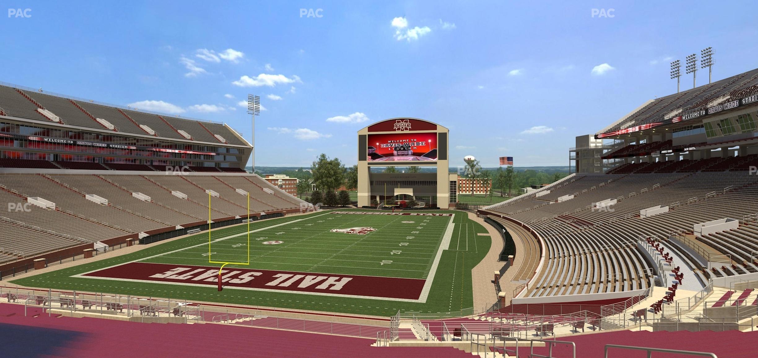 Seating view for Davis Wade Stadium Section State Level Suite 10