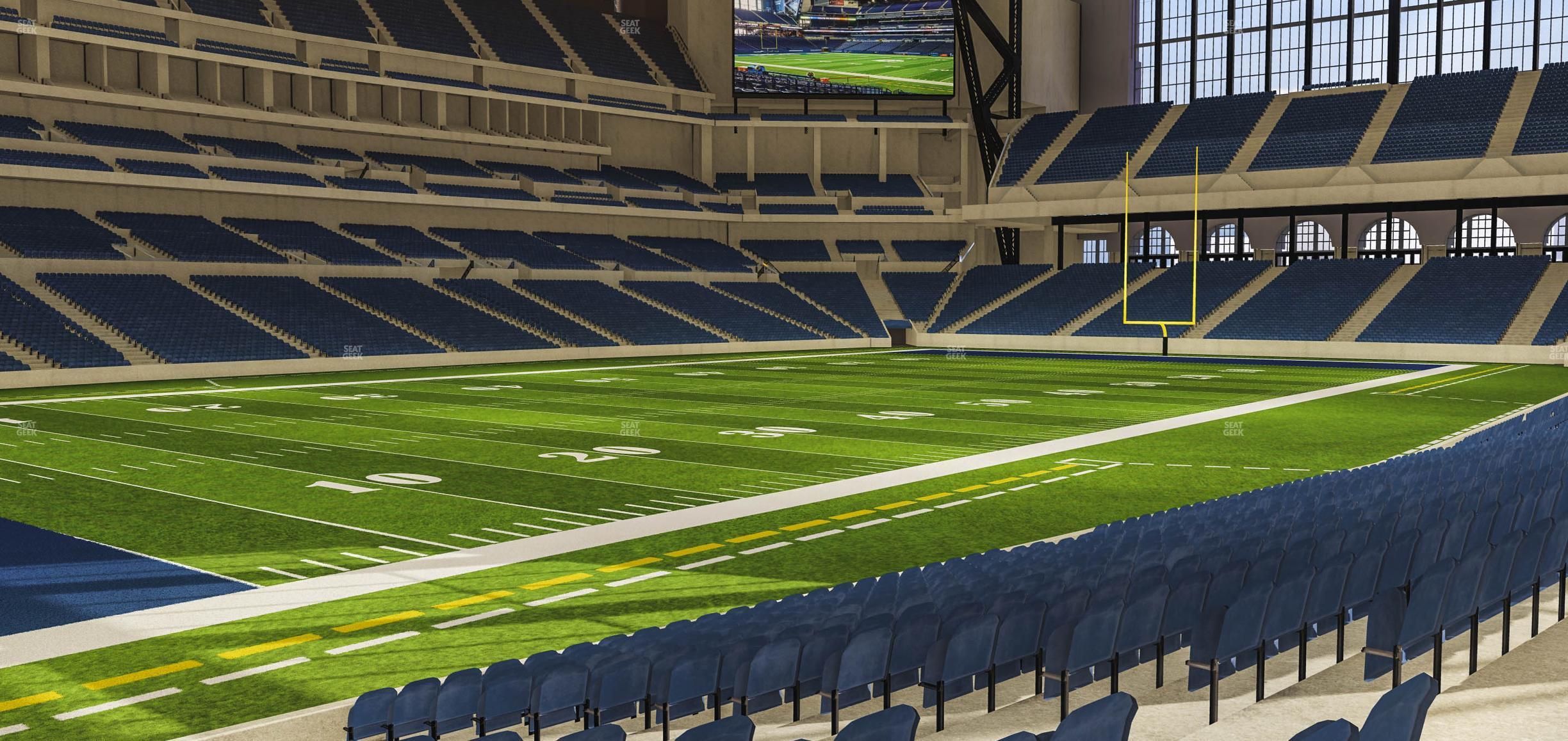 Seating view for Lucas Oil Stadium Section 118