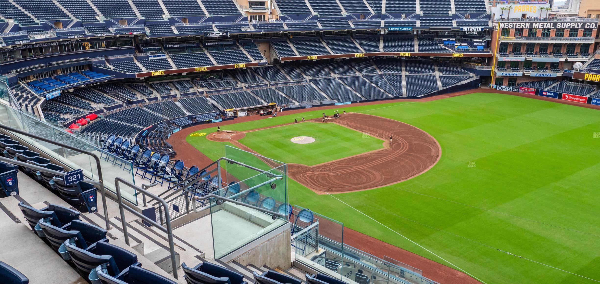 Seating view for Petco Park Section 321