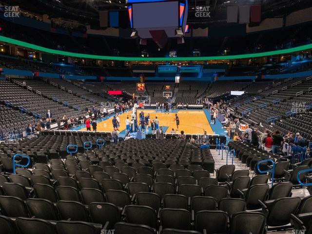 Seating view for Paycom Center Section 120