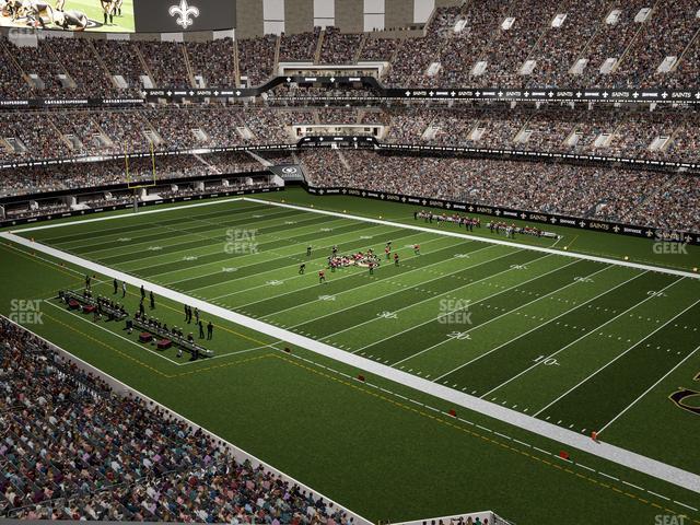 Seating view for Caesars Superdome Section Suite 436