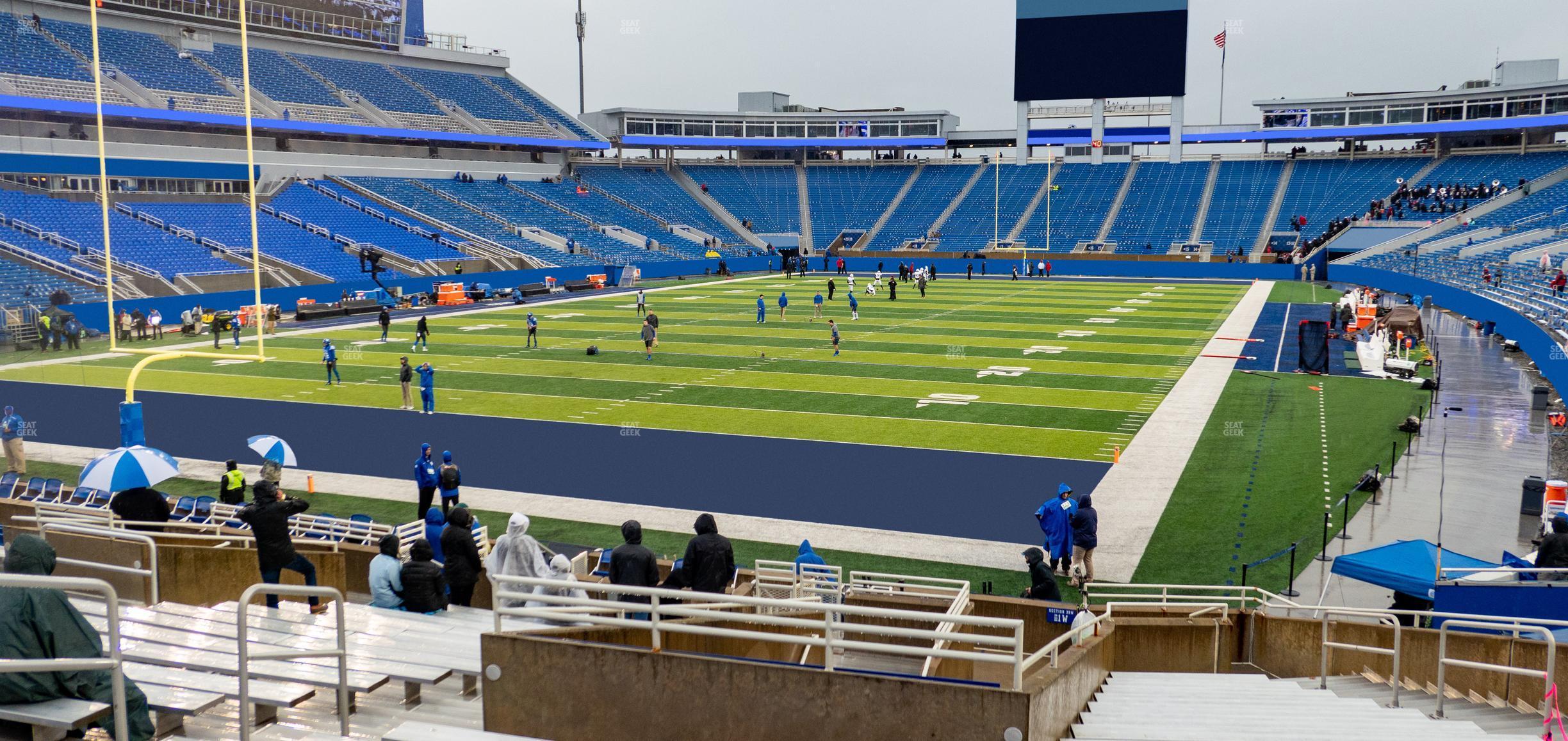 Seating view for Kroger Field Section 39