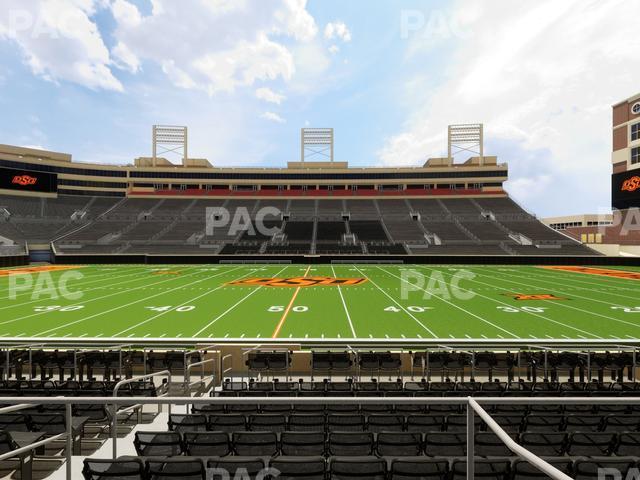 Seating view for Boone Pickens Stadium Section Upper Box 4