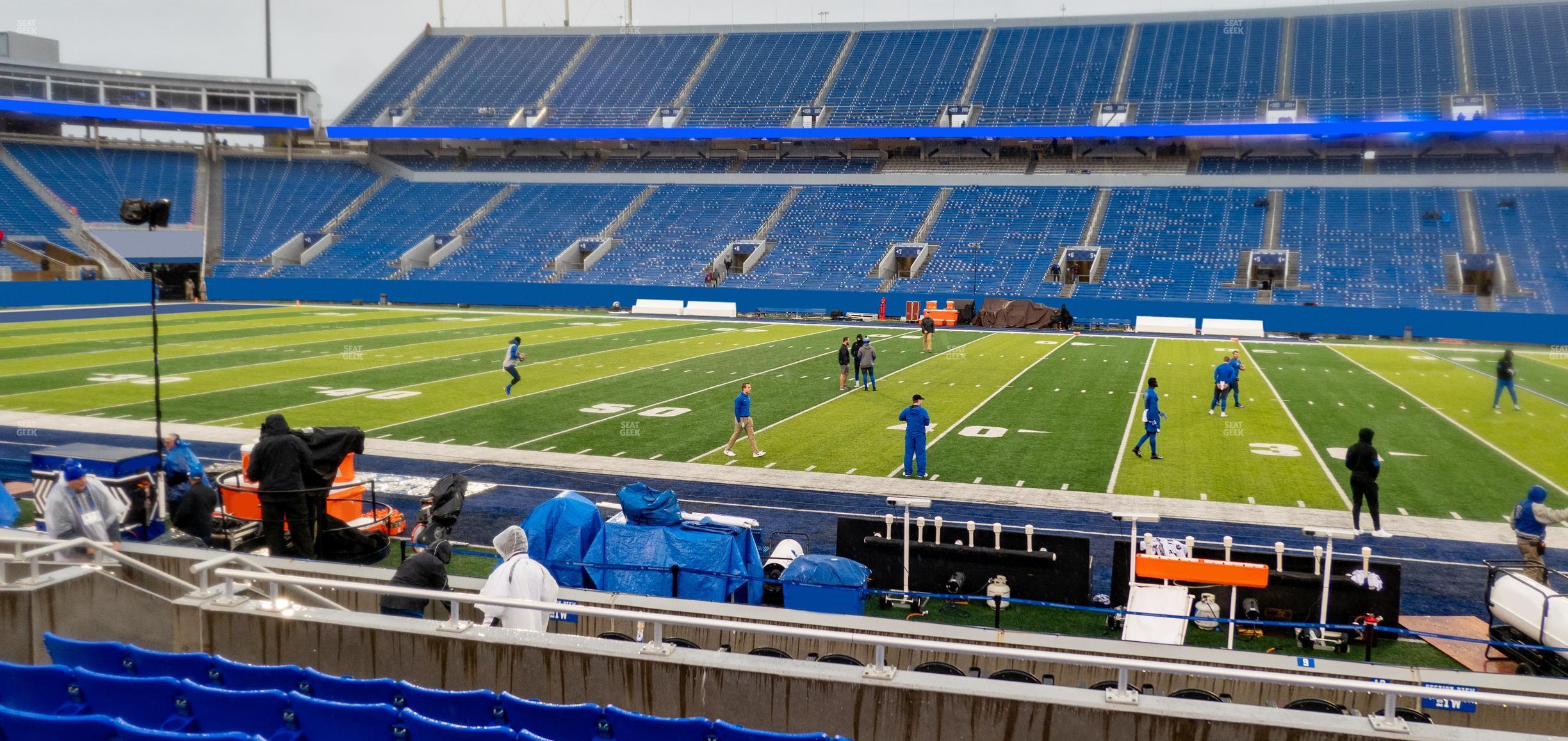 Seating view for Kroger Field Section 27