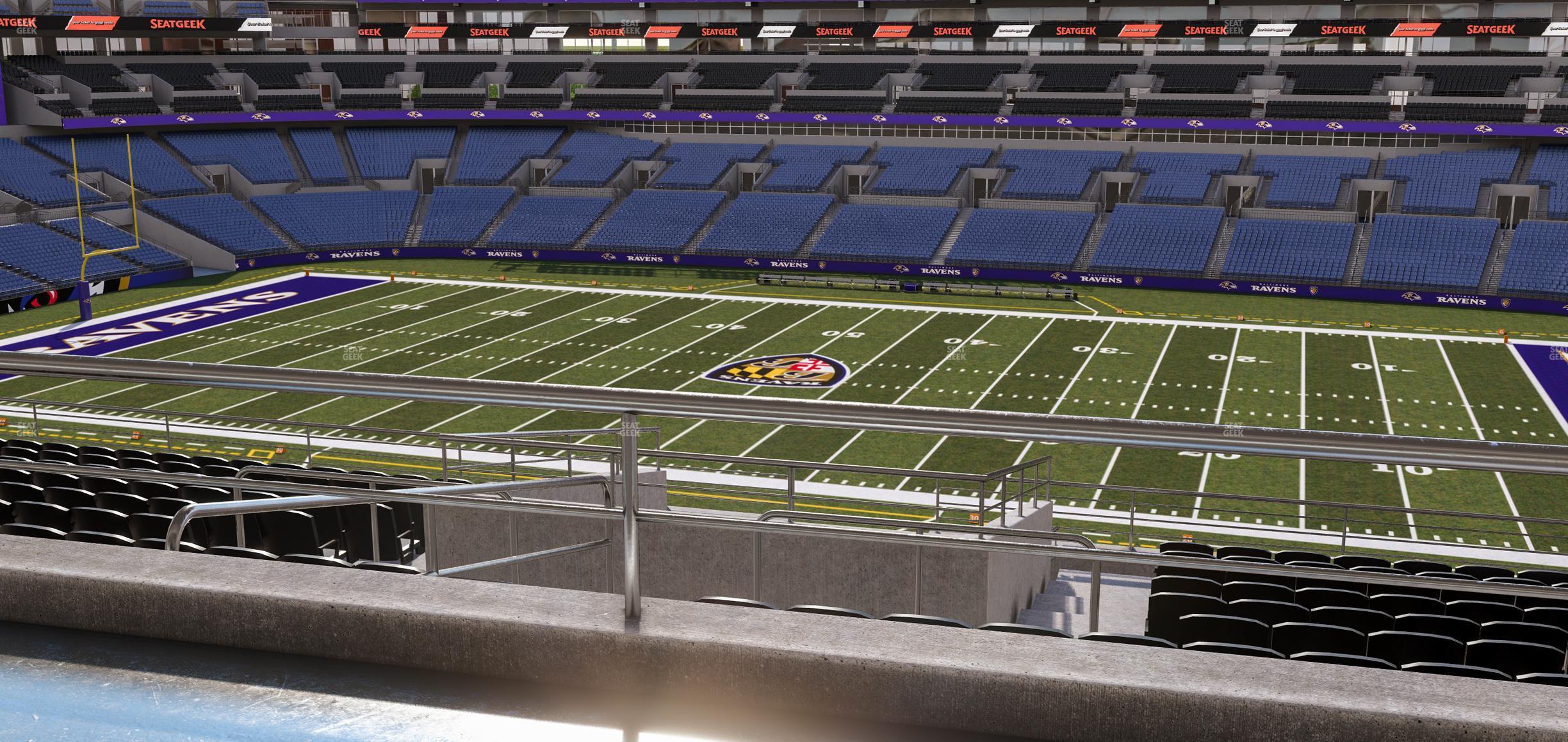 Seating view for M&T Bank Stadium Section Suite 314