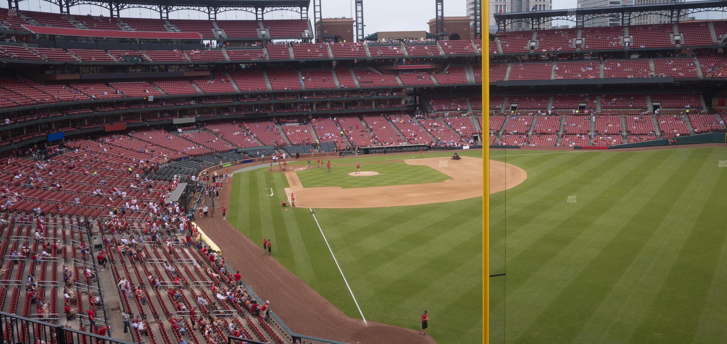 Seating view for Busch Stadium Section Right Field Loge 230