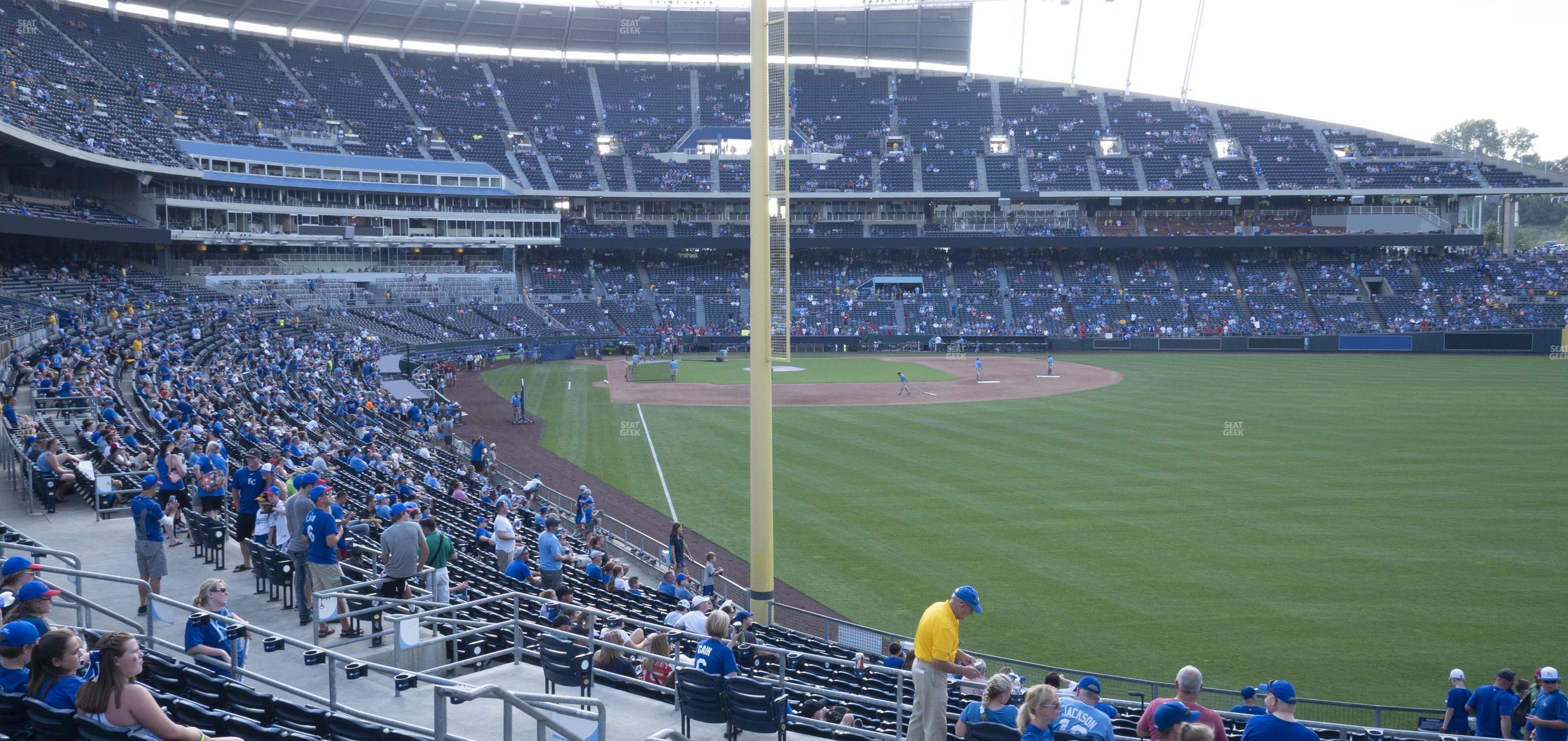 Seating view for Kauffman Stadium Section 249