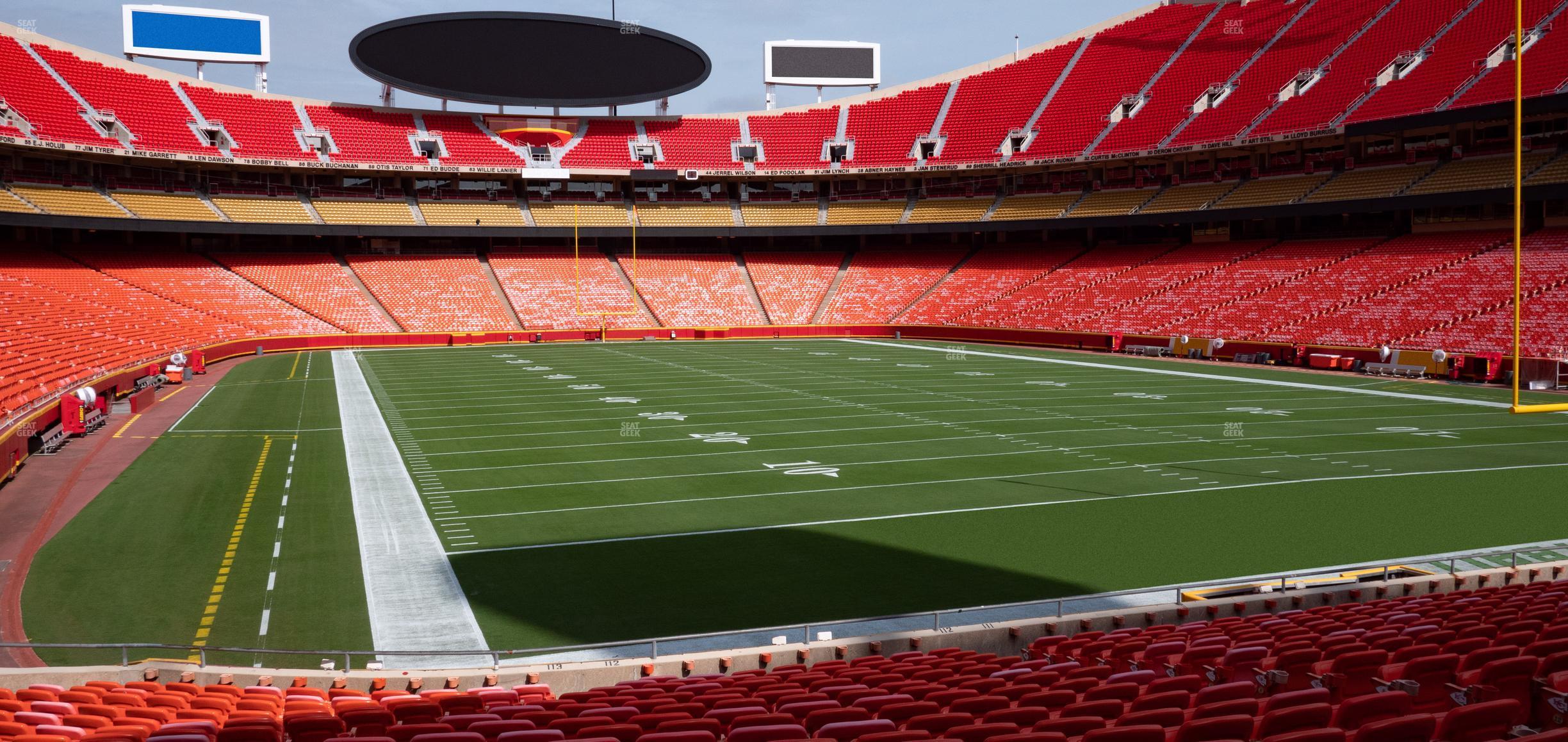 Seating view for GEHA Field at Arrowhead Stadium Section 112